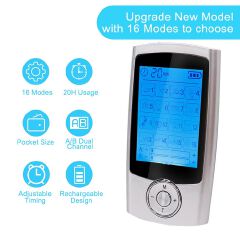 16 Mode Digital Electronic Tens Massage Unit Electrical Pulse Acupuncture Full Body Relax Muscle Therapy Massager Stimulator