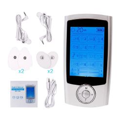 16 Mode Digital Electronic Tens Massage Unit Electrical Pulse Acupuncture Full Body Relax Muscle Therapy Massager Stimulator