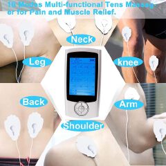 16 Mode Digital Electronic Tens Massage Unit Electrical Pulse Acupuncture Full Body Relax Muscle Therapy Massager Stimulator