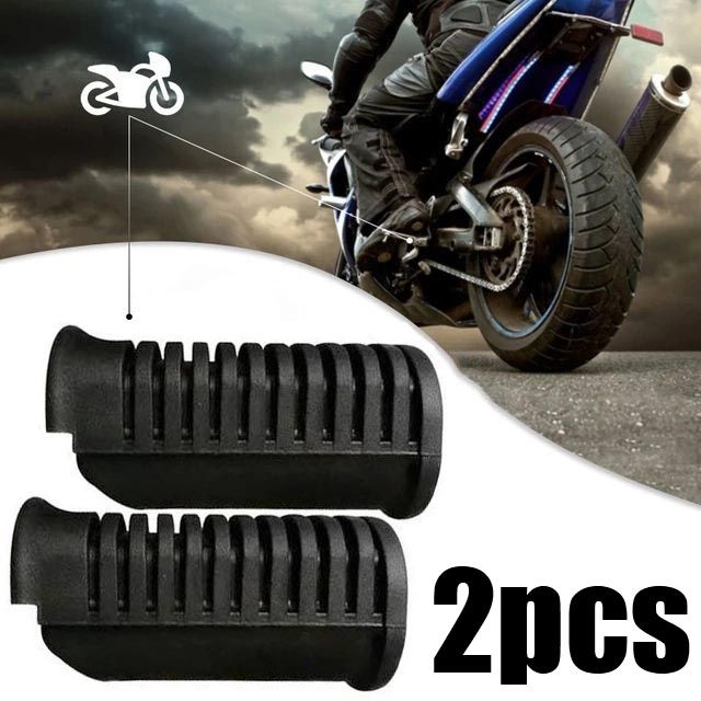 2pcs/Set Motorcycle Footrests Universal Bike Foot Pedal Step Pegs Pad Grip Cover