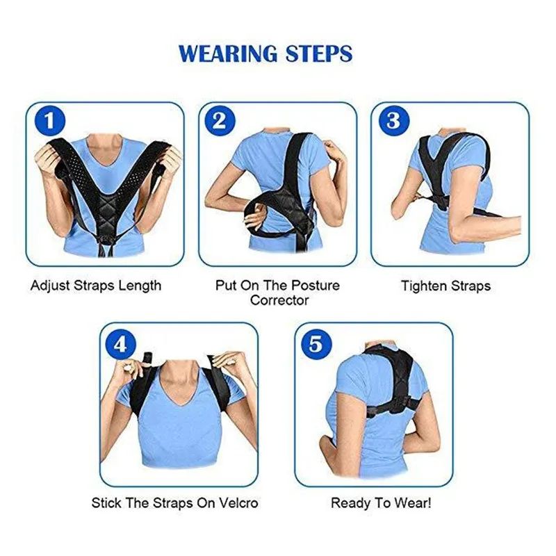 Back Support Posture Corrector Body Shapers Clavicle for Adult Children Shapewear Corset Orthopedic Brace Shoulder Correct Belt