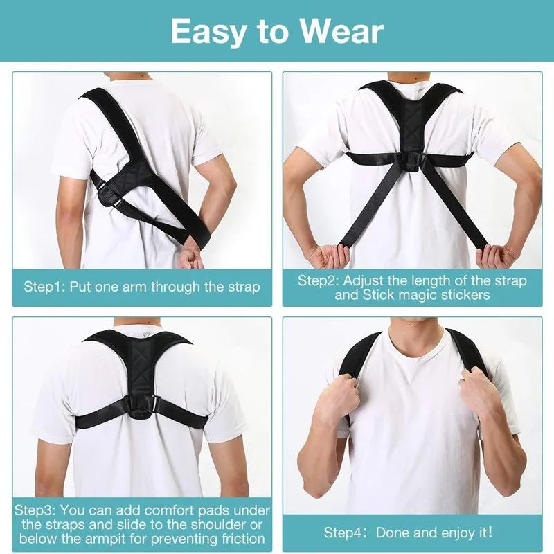Back Support Posture Corrector Body Shapers Clavicle for Adult Children Shapewear Corset Orthopedic Brace Shoulder Correct Belt