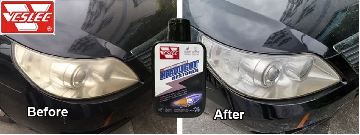 Veslee Car Headlight Repair Liquid Headlamp Restoration - High Quality 180ml