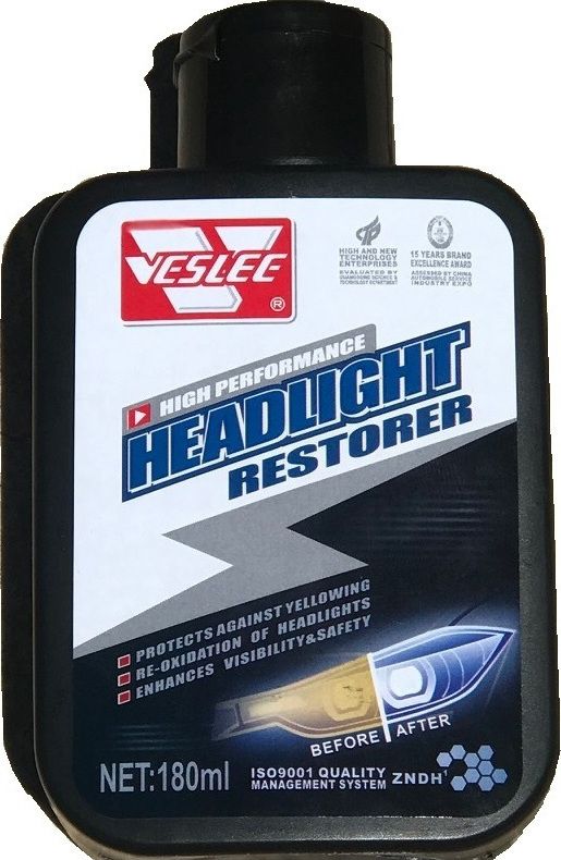 Veslee Car Headlight Repair Liquid Headlamp Restoration - High Quality 180ml