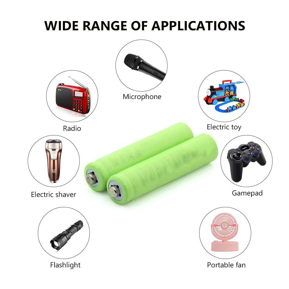 AAA Rechargeable Batteries 1.2V NI-MH Cell Triple A Battery Nimh Power Radio MP3 LED Torch Toy Camera Remote Control Microphone Laser Pointer