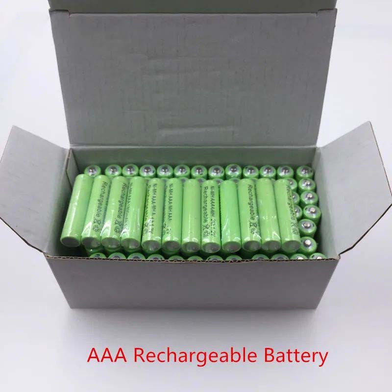 AAA Rechargeable Batteries 1.2V NI-MH Cell Triple A Battery Nimh Power Radio MP3 LED Torch Toy Camera Remote Control Microphone Laser Pointer