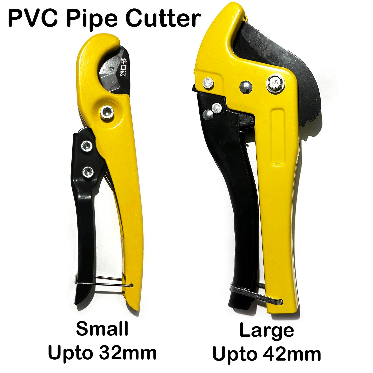 Portable PVC Pipe Cutter 32/42mm Scissors Hoses Plastic Pipe Professional Plumbing Electrical Air Water Manual Anti-Rust Hand Tools Pliers Resin PE PPR