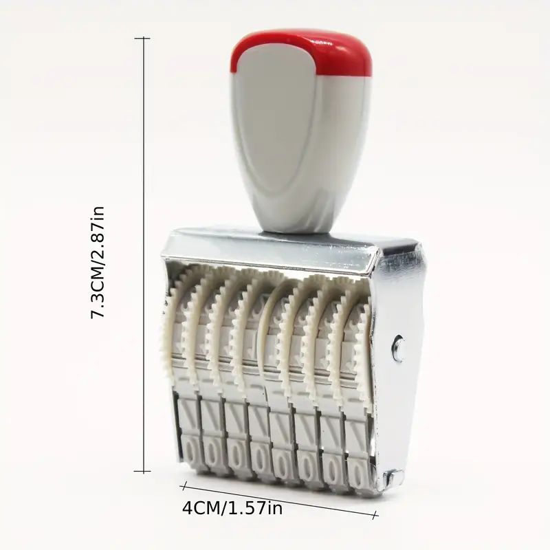 8-digit Numbering Stamp Roller Printing Number Seal Code (Can be Used as Expiry Date Printer)