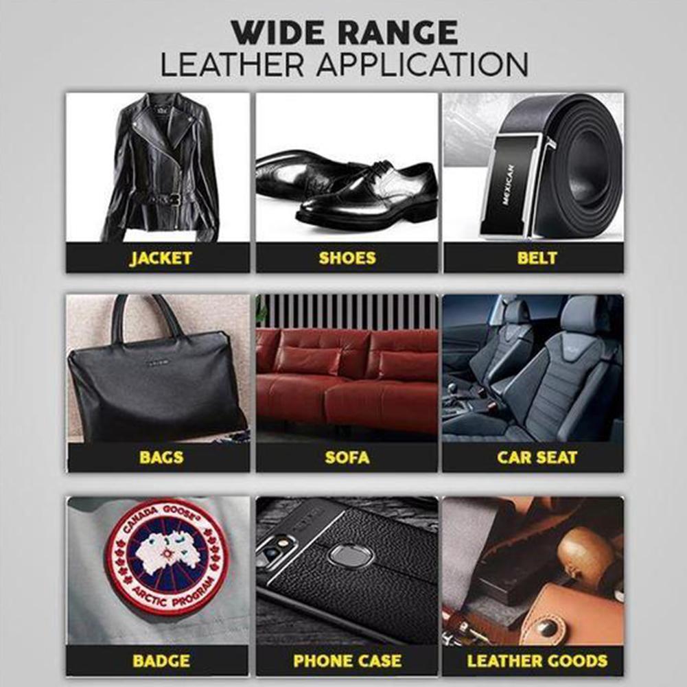 Strong Leather Repair Glue Liquid Household Car Seats Shoes Wallets Jackets Furniture Instant Adhesive Fluid Vinyl Tear