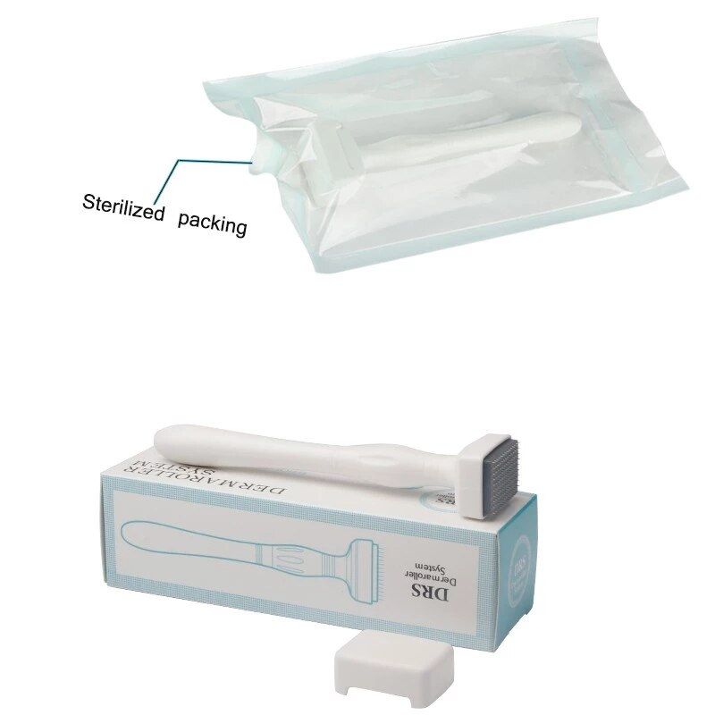 Derma Stamp System Hair Regrowth Professional 140 Microneedles Anti Wrinkle Therapy Dermastamp Roller Skin Beard Growth Care Tool with Neddle Size 1.50mm - Non-Adjustable