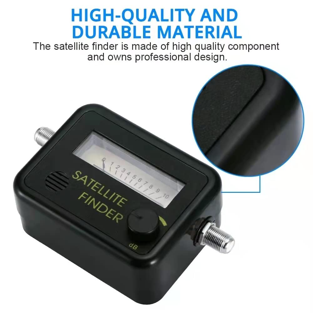 Satellite Signal Finder Meter for Signal Strength Dish, Satelite Level Display 950-2150MHz