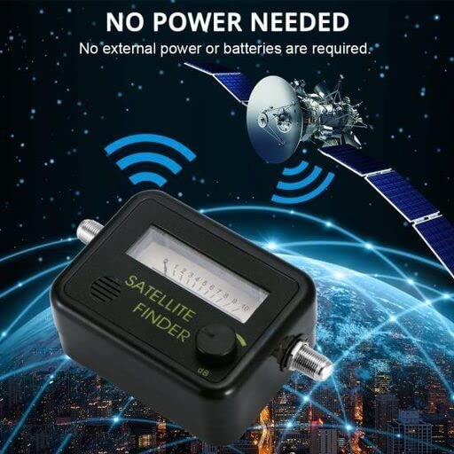 Satellite Signal Finder Meter for Signal Strength Dish, Satelite Level Display 950-2150MHz