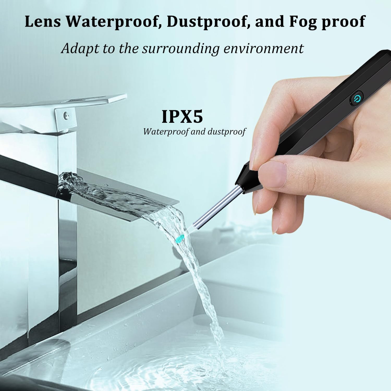 Wireless Smart Ear Cleaner, Earwax Removal Tool NE6 camera set For iPhone iPad Android Wide-angle Earpick HD for Pets Dogs Cats Otoscope Endoscope