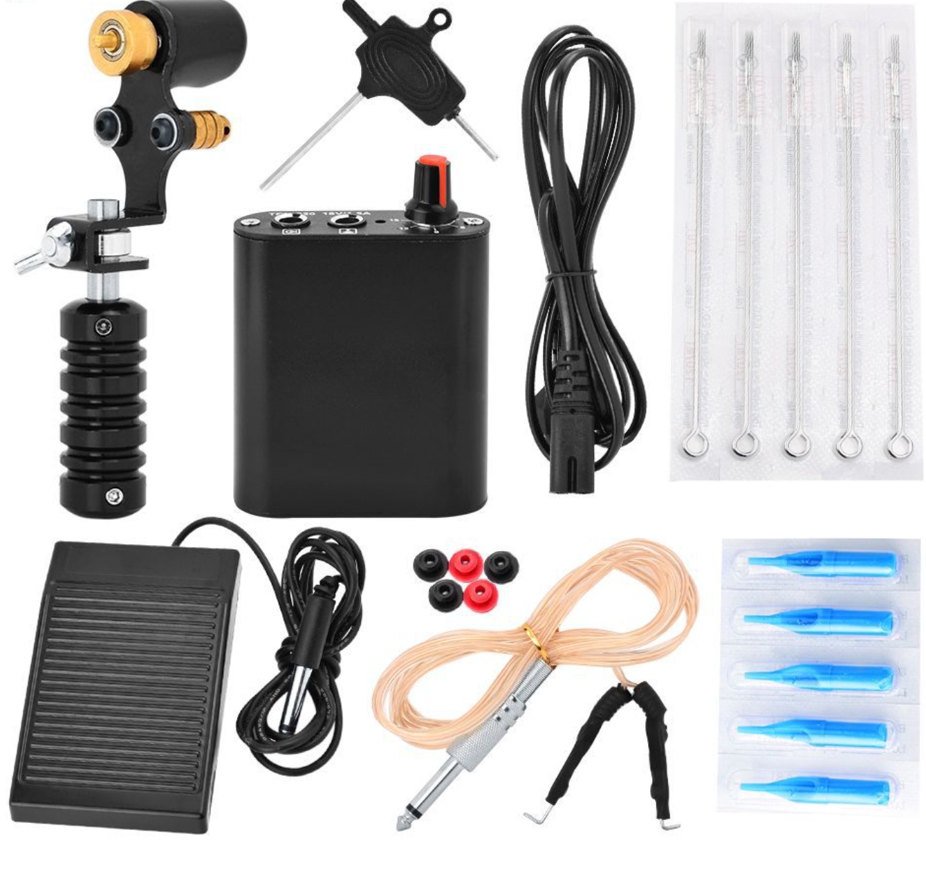 Motor Tattoo Machine Set Tattoo Beginner pedal Set Tattoo Machine Tattoo Equipment