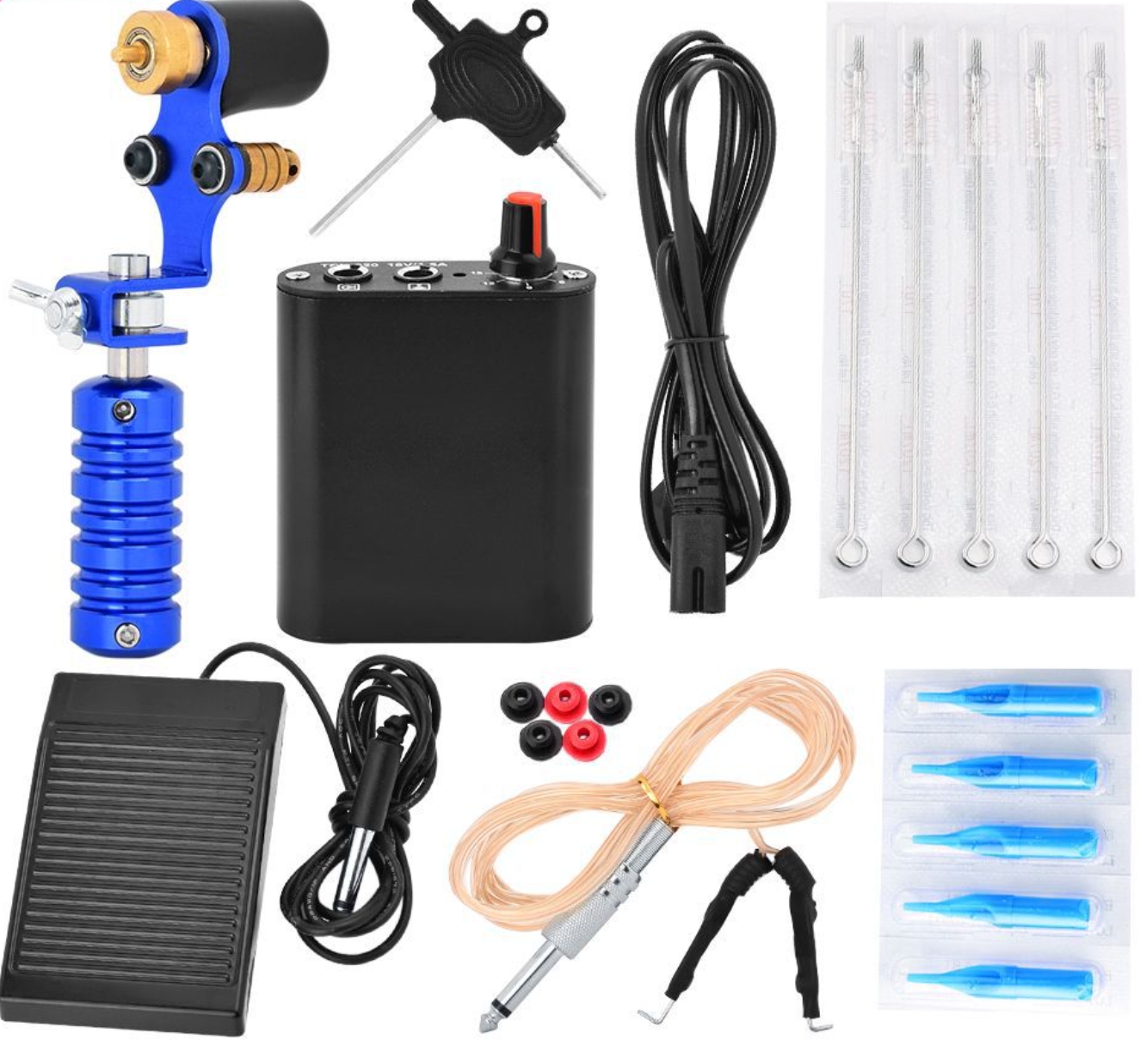 Motor Tattoo Machine Set Tattoo Beginner pedal Set Tattoo Machine Tattoo Equipment