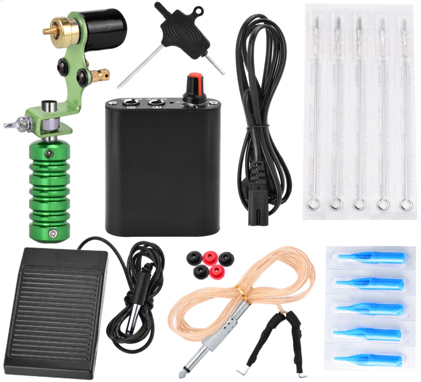 Motor Tattoo Machine Set Tattoo Beginner pedal Set Tattoo Machine Tattoo Equipment