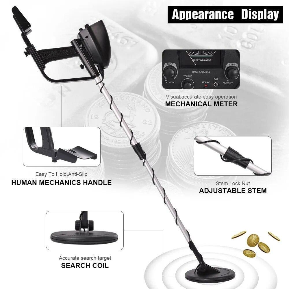 Metal Detector MD-4030 Waterproof Metal Detector Underground Search Coil,high Accuracy Adjustable Height