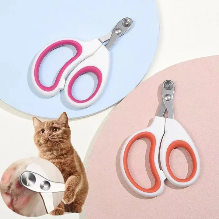 Professional Cat Nail Clippers for Small Cat Dog Stainless Steel Puppy Claws Cutter Pet Nail Grooming Clippers Trimmer