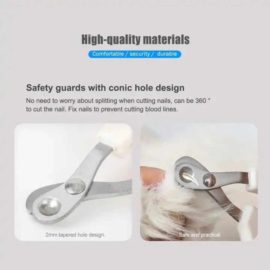 Professional Cat Nail Clippers for Small Cat Dog Stainless Steel Puppy Claws Cutter Pet Nail Grooming Clippers Trimmer