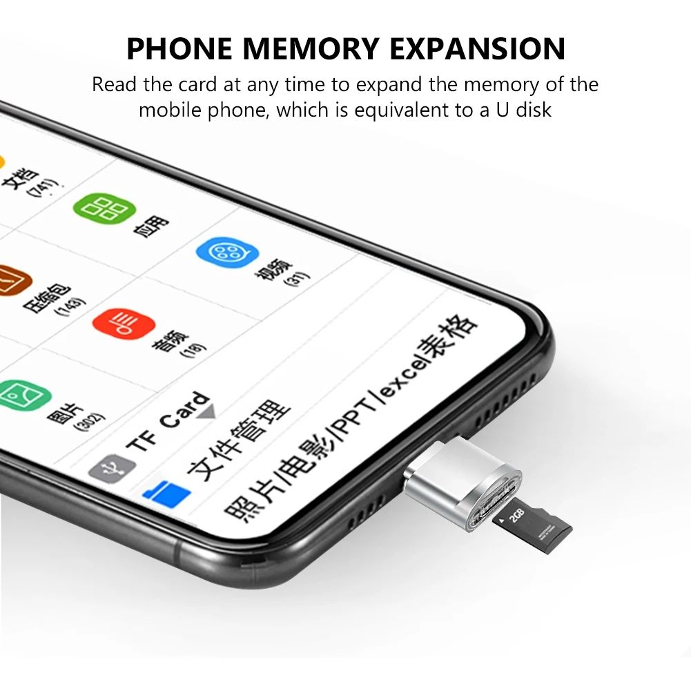 New 3.1 USB Type C To Micro-SD TF Adapter OTG Cardreader Mini Card Reader Smart Memory Card Reader For Laptop Samsung Huawei