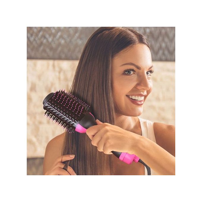 Electric Blow Dryer Brush 3 In 1 Hair Straightener Curler