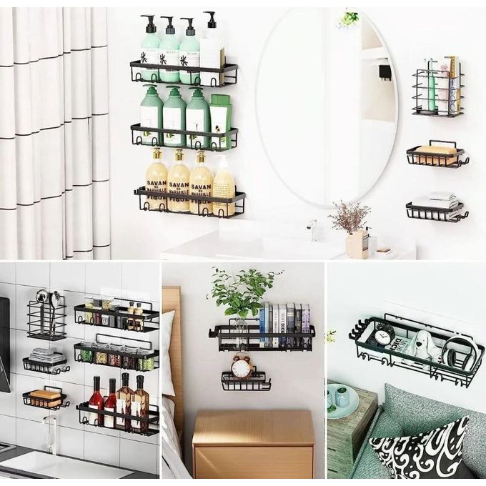 5pcs set Shower caddy shelf/Bathroom organizer