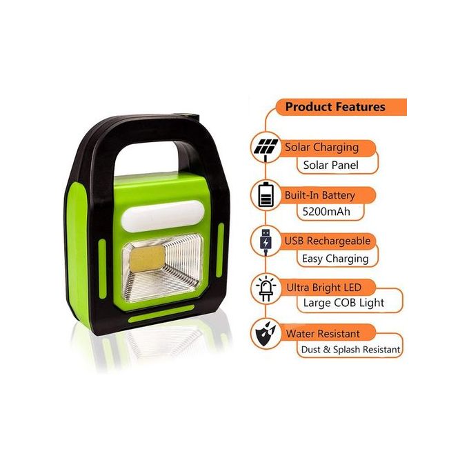 3 in 1 solar USB Rechargeable Led Lamp