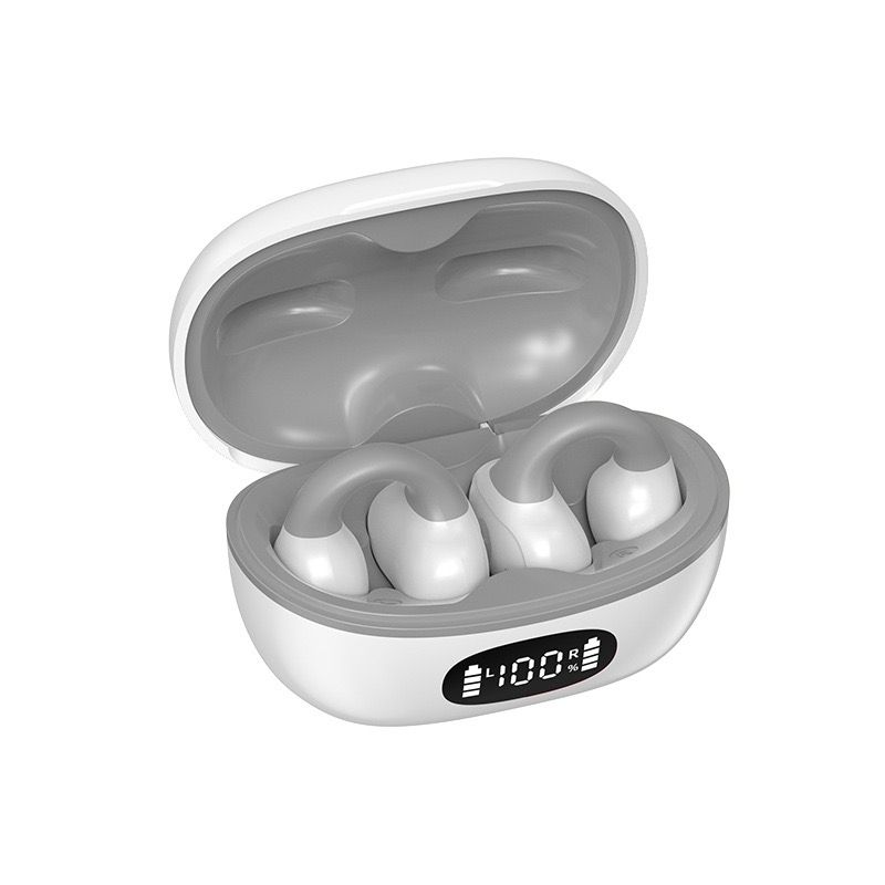 True wireless bluetooth earbuds non-earin eaphones earhook