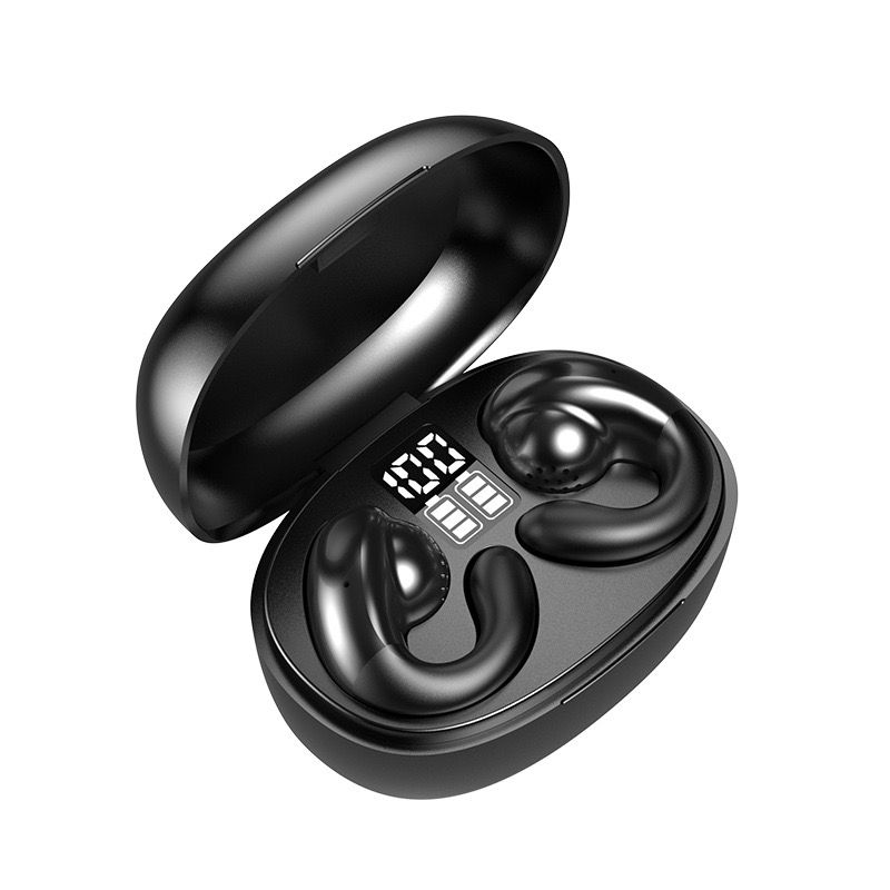 True wireless bluetooth earbuds non-earin eaphones earhook