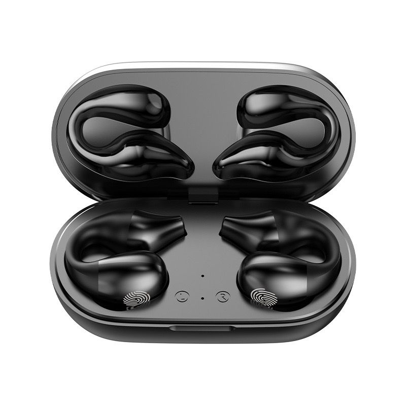 True wireless bluetooth earbuds non-earin eaphones earhook