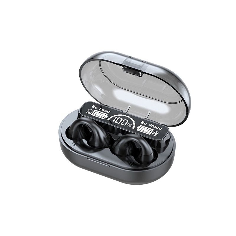 True wireless bluetooth earbuds non-earin eaphones earhook
