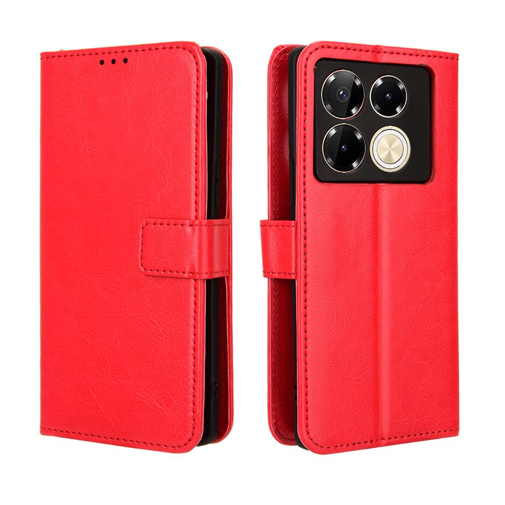 Flip Cover For Infinix Note 40 Pro 4G [Flip Vintage Leather] Wallet Phone Case