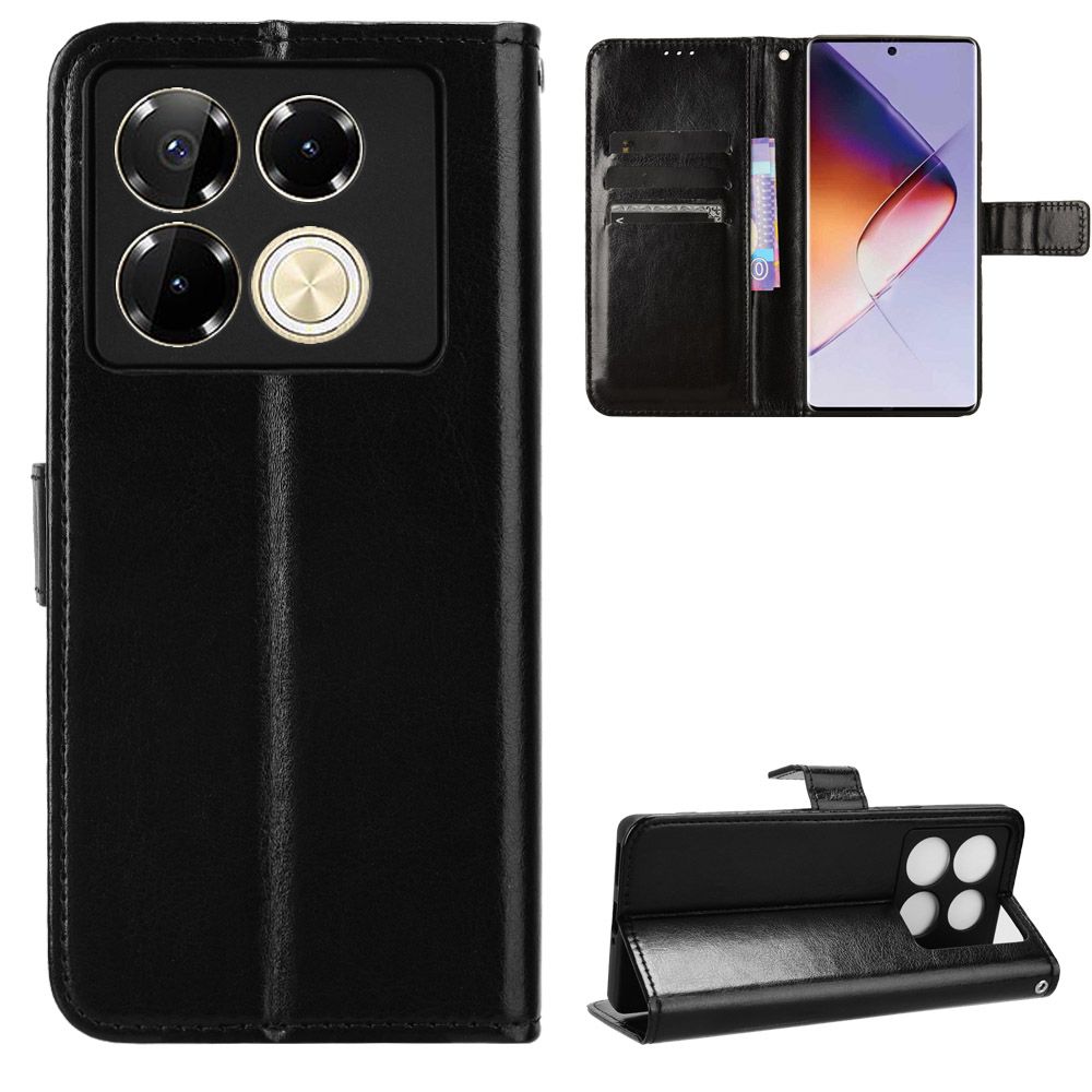 Flip Cover For Infinix Note 40 Pro 4G [Flip Vintage Leather] Wallet Phone Case