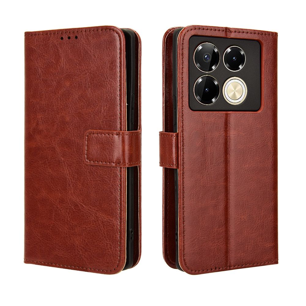 Flip Cover For Infinix Note 40 Pro 4G [Flip Vintage Leather] Wallet Phone Case