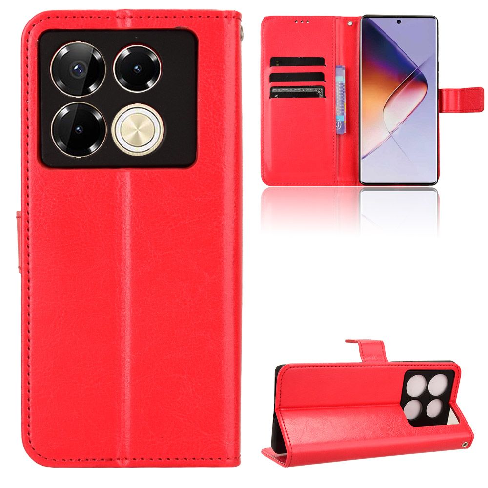 Flip Cover For Infinix Note 40 Pro 4G [Flip Vintage Leather] Wallet Phone Case