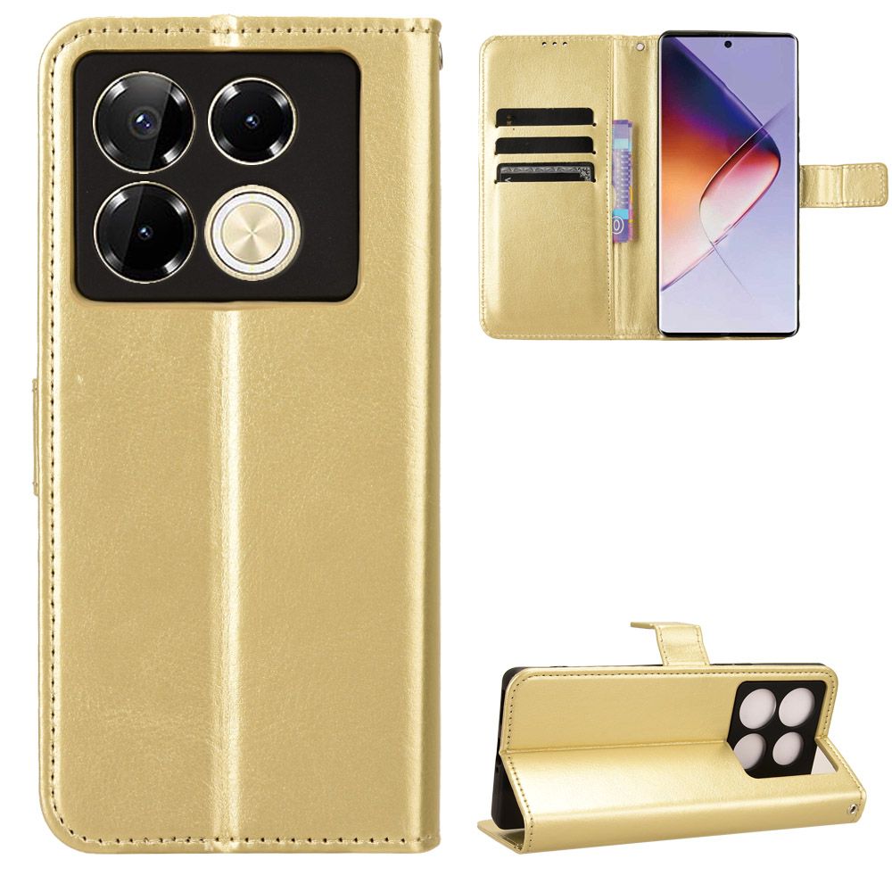 Flip Cover For Infinix Note 40 Pro 4G [Flip Vintage Leather] Wallet Phone Case