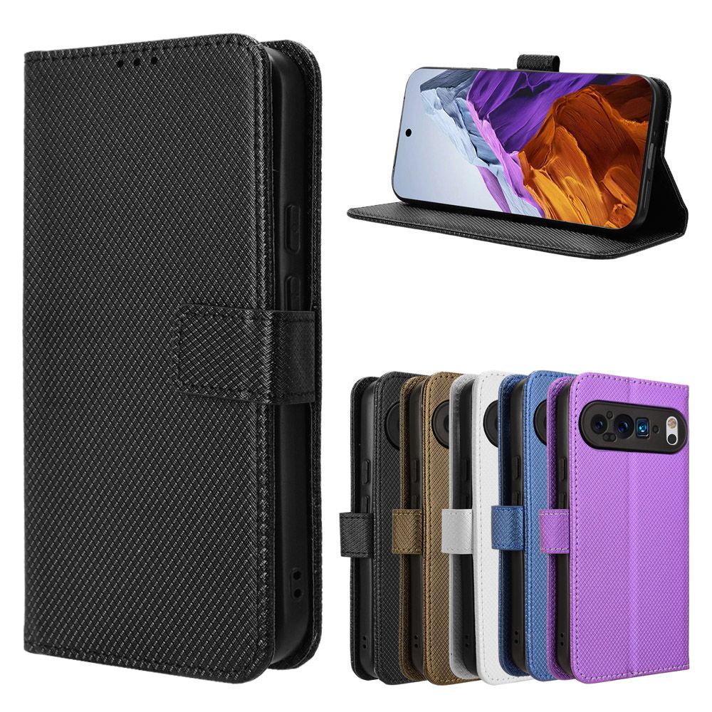 Wallet Flip Cover for Google Pixel 9,Pixel 9 Pro Leather PU Phone Case Shockproof Durable Retro Case