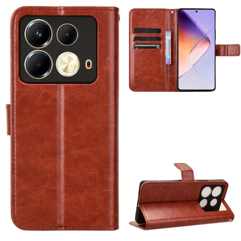 Flip Cover For Infinix Note 40 4G [Flip Vintage Leather] Wallet Phone Case