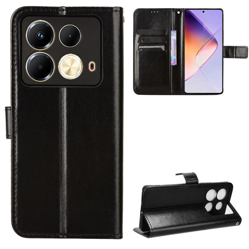 Flip Cover For Infinix Note 40 4G [Flip Vintage Leather] Wallet Phone Case