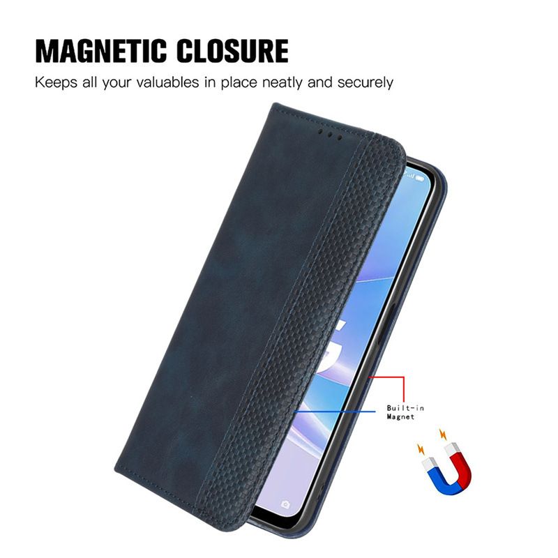 Wallet Flip Cover for Infinix Note 40 4G Leather PU Phone Case Shockproof Durable Retro Case