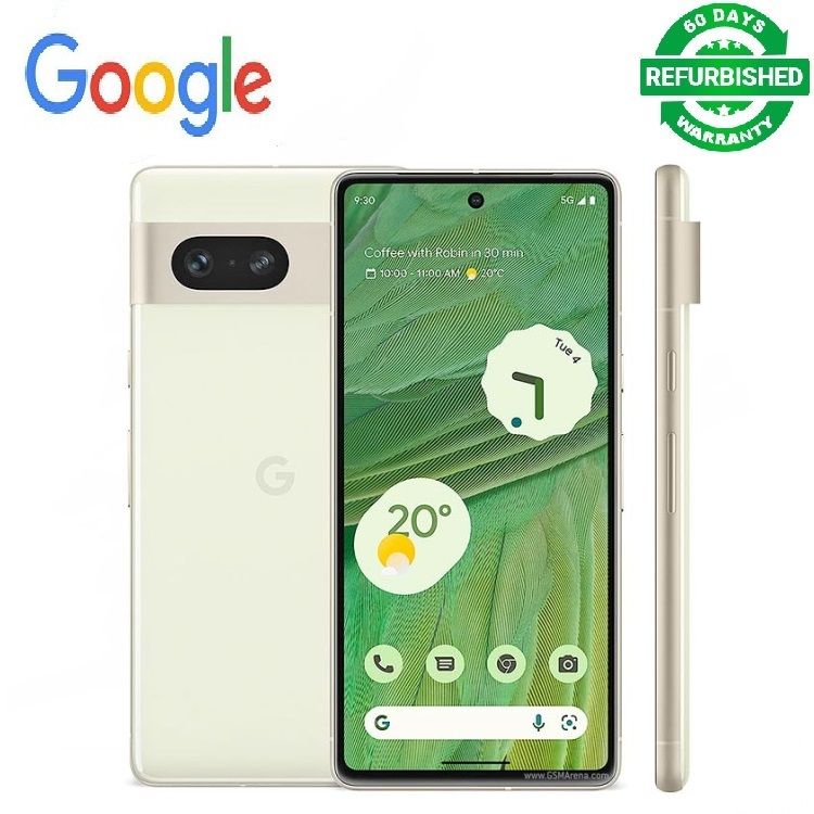 Refurbished Google Pixel 7 5G 8GB RAM 128GB 256GB Rom Pixel7 mobile phone Smart Phone 6.3 inch Google Tensor Single sim SmartPhone Clean Phone