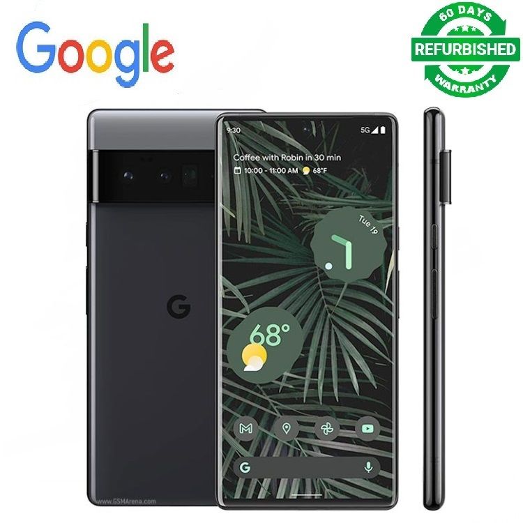 Refurbished Google Pixel 6 pro 5G 12GB RAM 128GB 256GB Rom Pixel6 mobile phone Smart Phone 6.7 inch Google Tensor Single sim SmartPhone Clean Phone