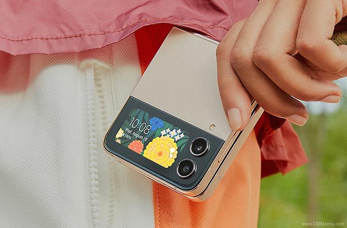 Refurbished Samsung Galaxy Z Flip4 5G 256GB / 128GB ROM 8GB RAM Z Flip 4 6.7 inch Unlock Snapdragon 8+ Gen 1 2G/3G/4G/5G LTE Single Sim mobile Clean phone