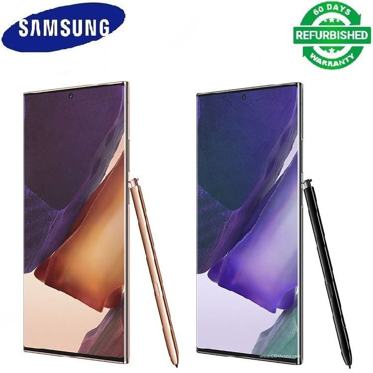 Refurbished Samsung Galaxy Note20 Ultra 5G Dual Sim / Single Sim 128GB 256GB ROM 12GB RAM Samsung Note 20 Ultra Note20U 6.9 inch Unlock 2G/3G/4G/5G LTE mobile Smartphone Clean phone