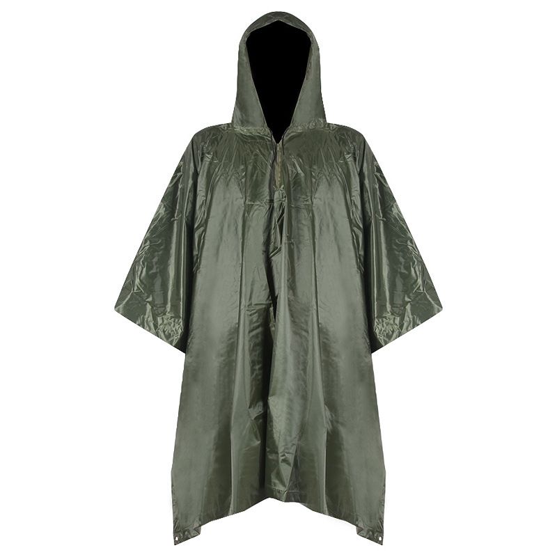 Outdoor riding raincoat multifunctional camouflage fashion cloak raincoat adult outdoor tent waterproof