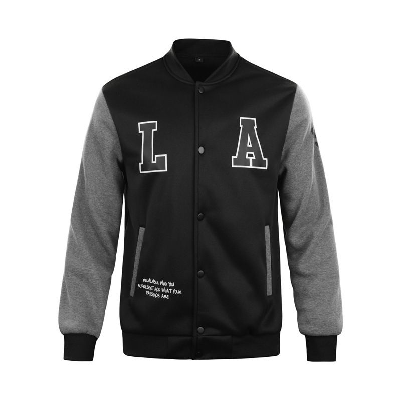 Men's Casual Baseball Jacket Coat Bomber Men' s Uniform Hip Hop College Student Fashion Male Coat Streetwear College Hipster Windbreaker