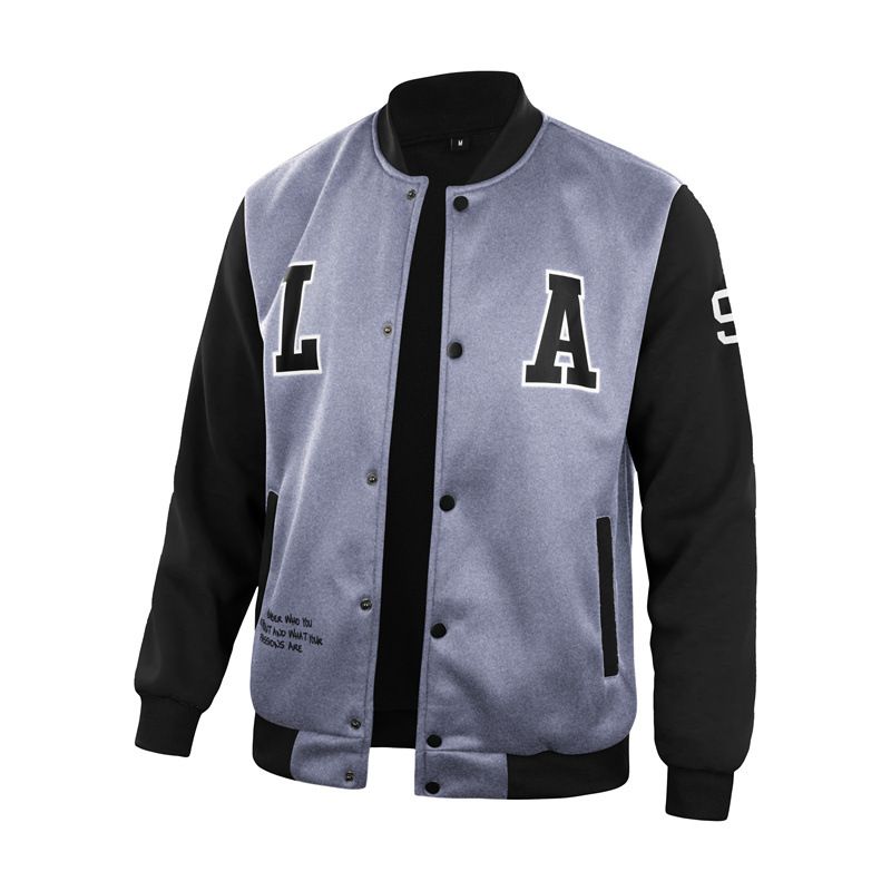 Men's Casual Baseball Jacket Coat Bomber Men' s Uniform Hip Hop College Student Fashion Male Coat Streetwear College Hipster Windbreaker