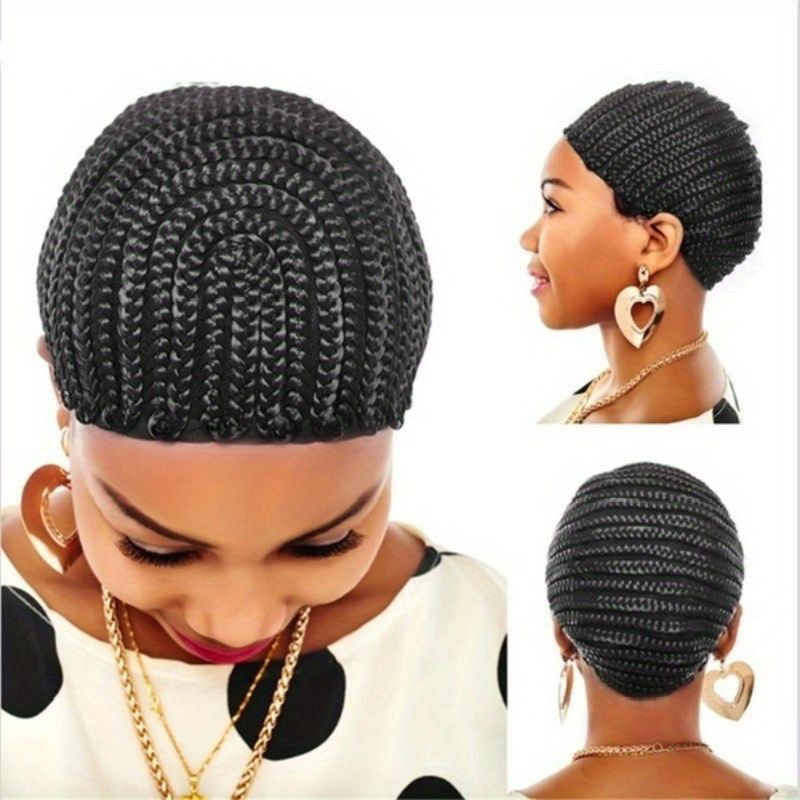 Braided Cap Crochet Wig Cap Cornrow Sew Hair For Making Synthetic Wig Weave Easier Sew In Crochet Braided Wig Caps