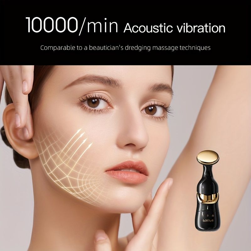 3 In 1 Face Massager Neck Facial Eye Massage Introducer Microcurrent Skin Rejuvenation Anti Aging Beauty Device
