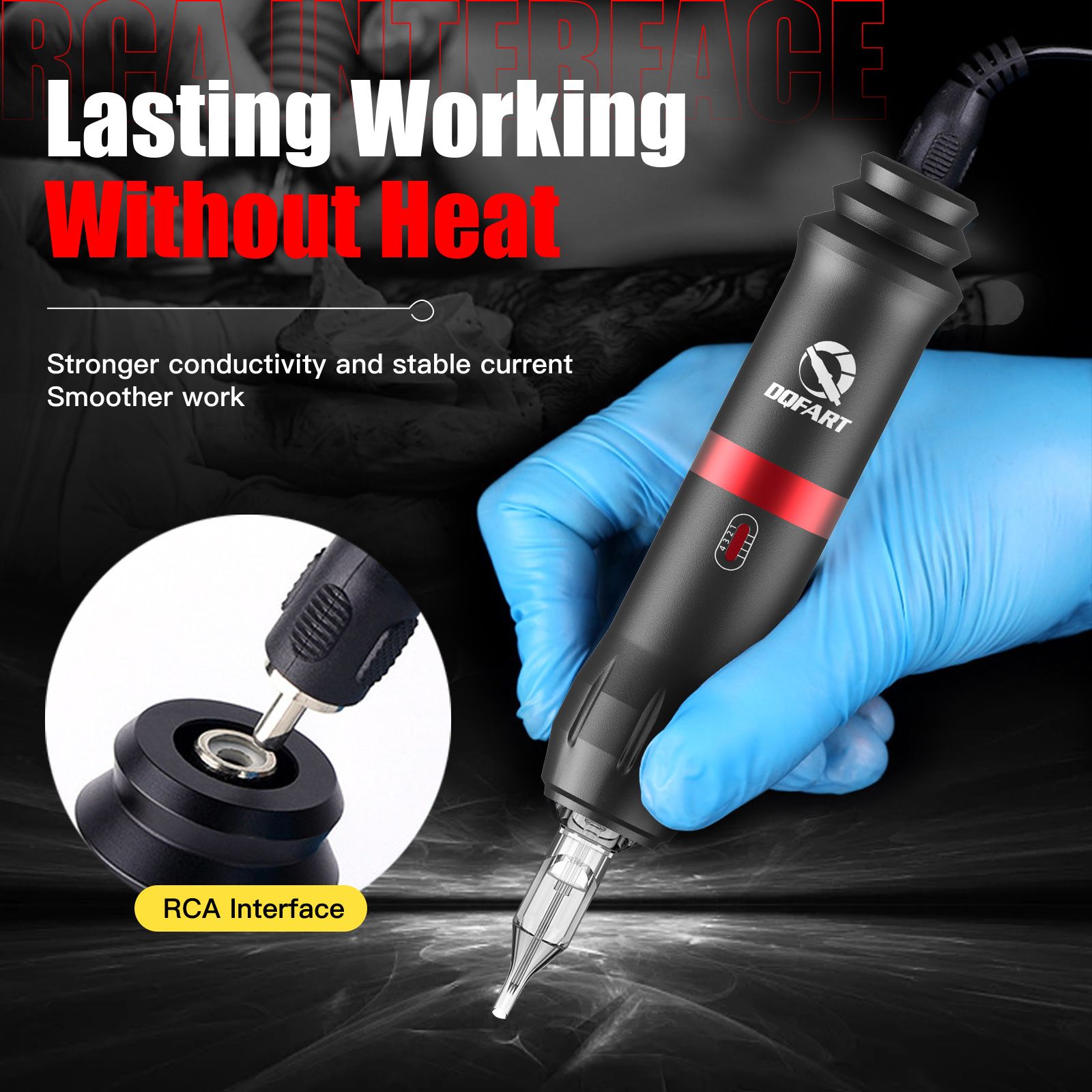 Wireless Tattoo Pen Kit Rotary Tattoo Machine With LED Mini Tattoo Power Supply 1300mAh Cartridge Needles Tattoo Kit For Body Ar